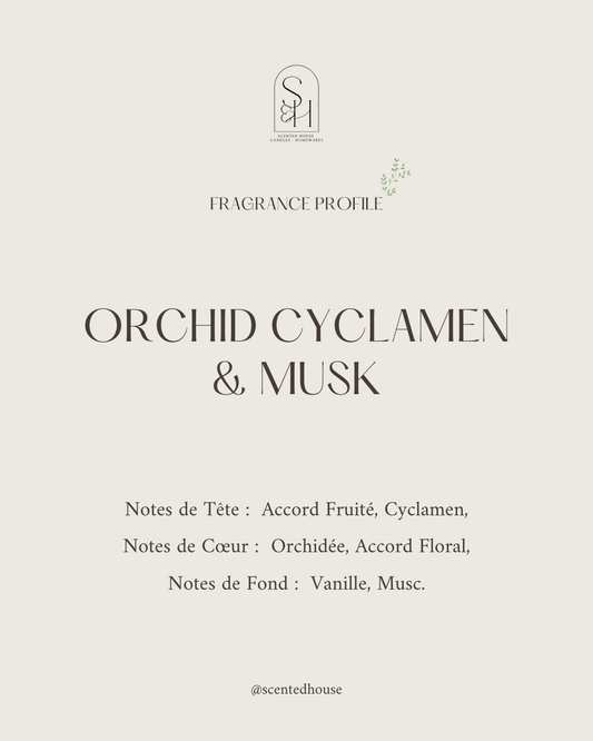 ORCHID CYCLAMEN & MUSK CANDLE