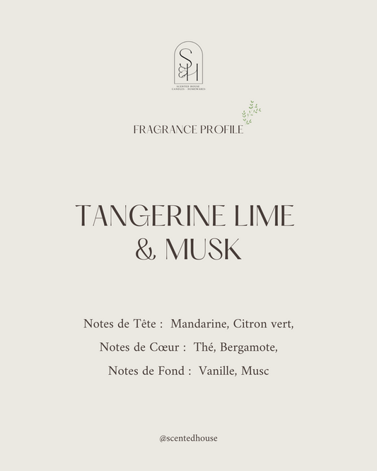 TANGERINE LIME & MUSK CANDLE