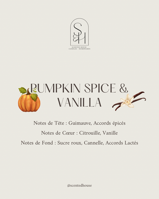 PUMPKIN SPICE & VANILLA - CANDLE