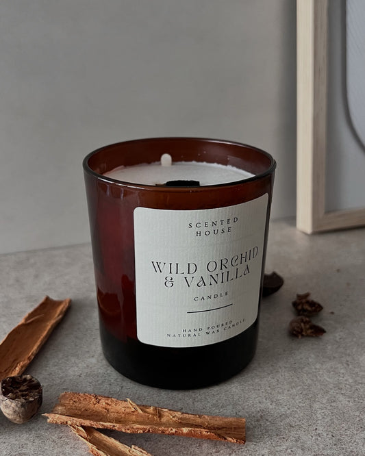 WILD ORCHID & VANILLA CANDLE