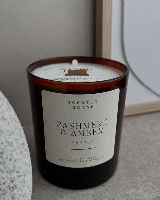 CASHMERE & AMBER CANDLE